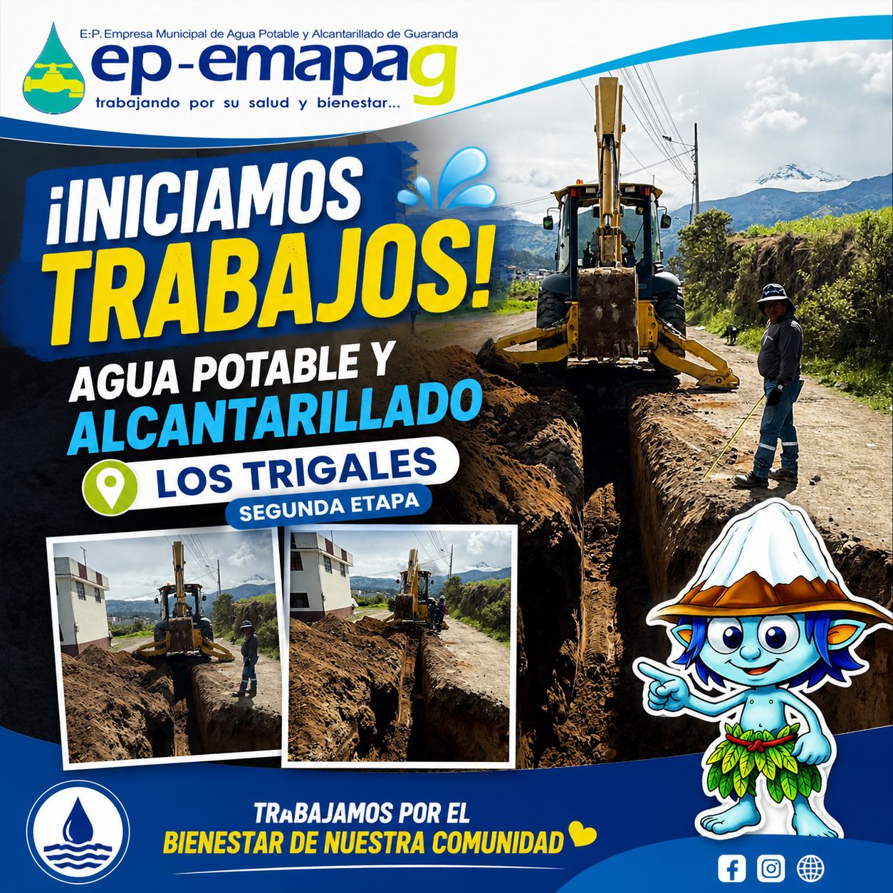 EMAPA-G ATIENDE AL SECTOR DE LOS TRIGALES.